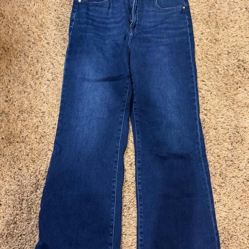 Risen Jeans Wide Leg Jeans Size 11/30 Dark Wash RDP5946
